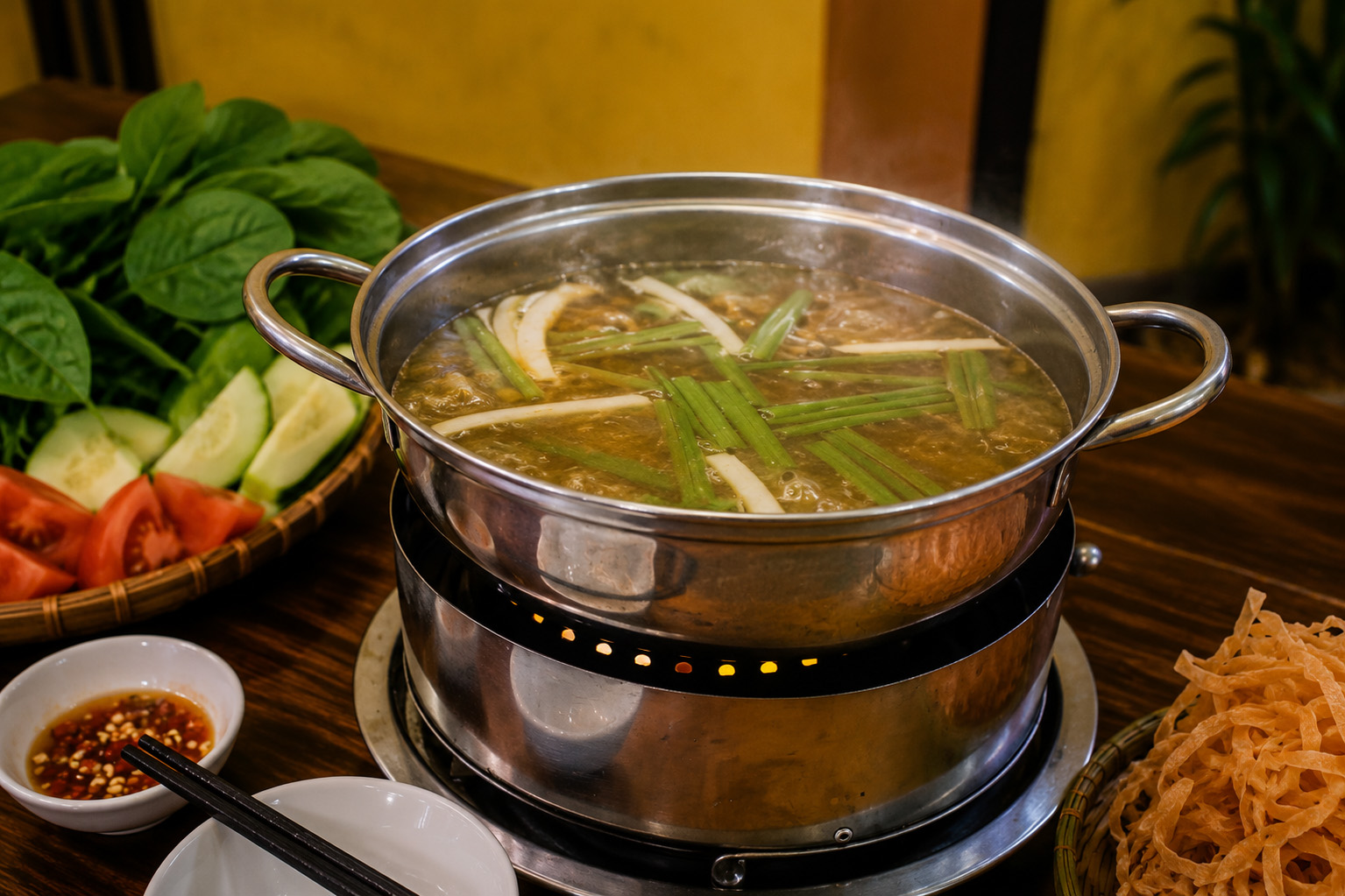 lẩu cua đồng